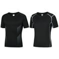 thumbnail image 6 of WBQ Youth Boys Compression Shirt Athletic Short Sleeve Football Undershirts Quick Dry Jerseys Soccer Shirts, 6 of 7