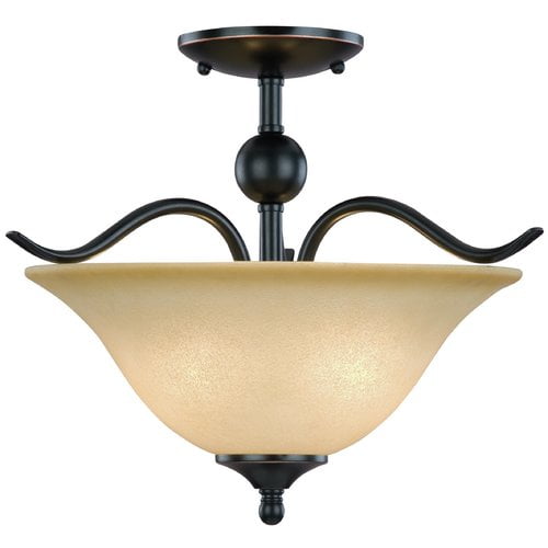 Hardware House Dover 2Light SemiFlush Ceiling Fixture