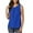 Blue, variant on Wyobmus Womens Front Ruched Tank Tops Crewneck Sleeveless Shirts Loose Fitted Stretchy Top Tunic Casual Summer Trendy Clothes 2025 Pink