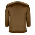 thumbnail image 6 of FUYUDY Women Tshirts Soft T-Shirt Classic Fit Casual Short Sleeve Tops For Everyday Comfort Style Versatile Female Solid Color Dailywear, 6 of 7