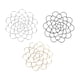 thumbnail image 1 of Decoración del hogar, decoración de habitaciones, decoración de paredes Organizador floral de acero inoxidable Arreglo floral para florero Arreglo floral reutilizable para floreros 3 piezas Asistente, 1 of 9