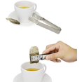 thumbnail image 4 of 2 uds. Menos pinzas para bolsas de té de acero, Kit de Metal para Infusor de té, herramientas para Bar, accesorios para té, 4 of 5