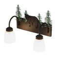 thumbnail image 4 of Meyda Tiffany 51063 Northwoods 2 Light 15" Wide Bathroom Vanity Light, 4 of 4