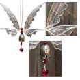 thumbnail image 3 of Atrapasueños con cristales de hadas y mariposas de ángel, adorno colgante, fabricante de arcoíris, atrapasueños de cristal, 3 of 5