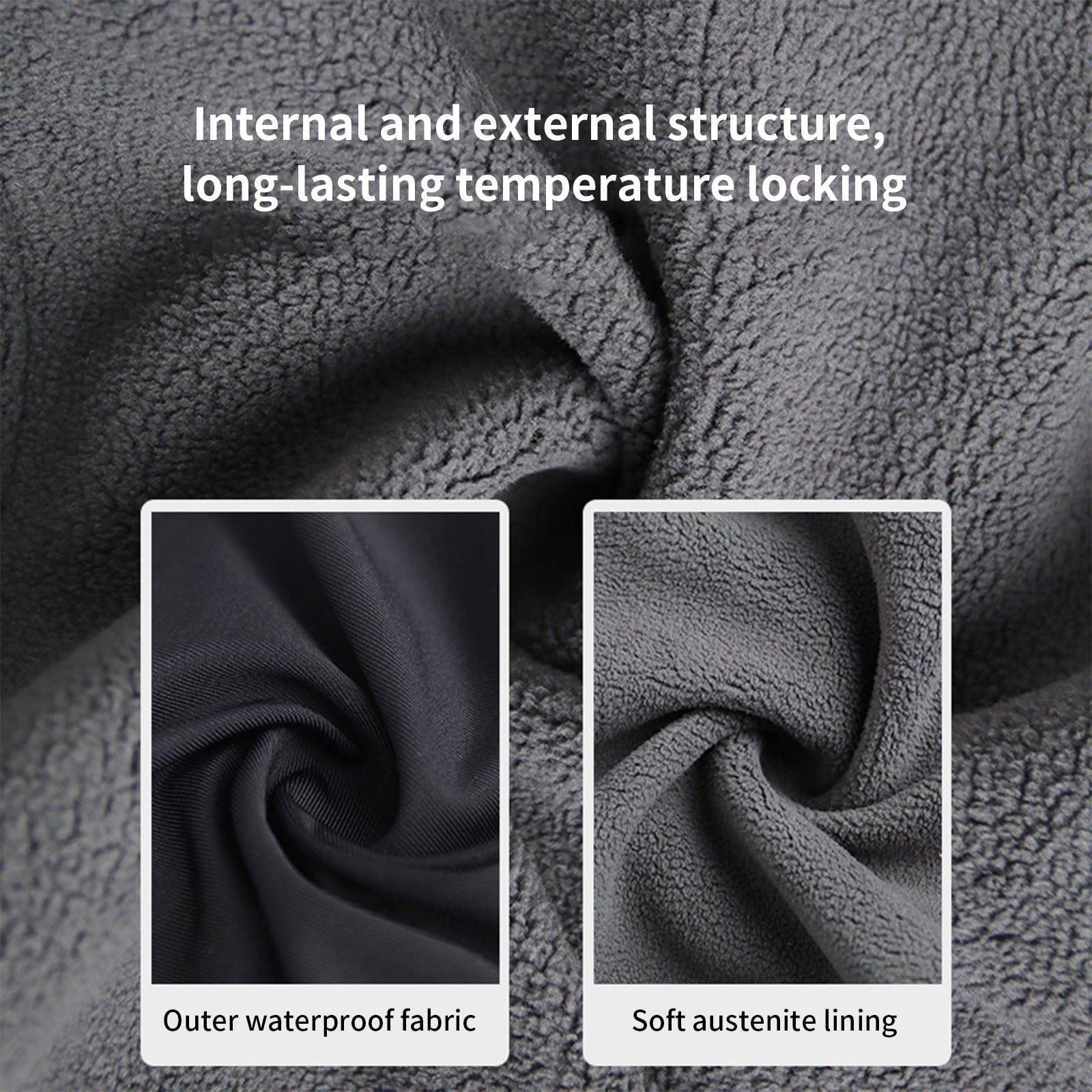 Tuphregyow Thickened Winter Magnetic Ski Mask for Outdoor Riding, Windproof and Warm Motorcycle Head Cover Magnetic Ski Mask Black