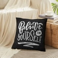 thumbnail image 4 of LALILO Throw Pillow Covers Clothes Calligraphy Badge Tag Girl Boy Cushion Cover 18" x 18", 2580 Pack, 4 of 6