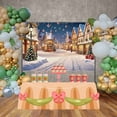 thumbnail image 3 of Winter ration Photography Backdrops Custom Snow Forest Skiing Field Trees Wood Home Sleigh Studio Party Photo Backgrounds, 3 of 8