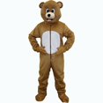 thumbnail image 1 of Brown Bear Mascot Costume By Dress Up America, 1 of 4