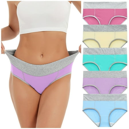 

Christmas Present for Women 40s Briefs Patchwork Panties Women Underpants Underwear plus Size for Women