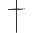 thumbnail image 2 of Dicksons Large Three Driven Nails Brown Rust Look 12.5 Metal Wall Cross, 2 of 3