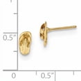 thumbnail image 2 of Beautiful 14k Polished Flip Flop Post Earrings, 2 of 2