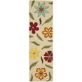 thumbnail image 5 of SAFAVIEH Blossom Maria Floral Flowers Wool Runner Rug, Beige/Multi, 2'6" x 10', 5 of 10