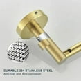 thumbnail image 6 of Stainless Steel Toilet Paper Holder Wall Mounted Toilet Paper Roll Holder Golden Bathroom Tissue Hanger Household Items Hardware, 6 of 9