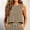 Khaki, variant on OGLCCG Womens Cotton Linen Crop Tank Tops Summer Beach Sleeveless Tops Solid Color Crewneck Flowy Vacation Shirts,Gray