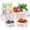 4 Pack-White, variant on Fruit Storage Containers for Fridge, 6 Pcs Produce Saver with Colander for Rinsing, Berry Containers Lettuce Keeper Refrigerator Organizers Airtight Food Storage with Lid