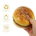 thumbnail image 4 of Hamburguesa realista, simulación de hamburguesa falsa, accesorio para fotografía de alimentos en panaderías., 4 of 7
