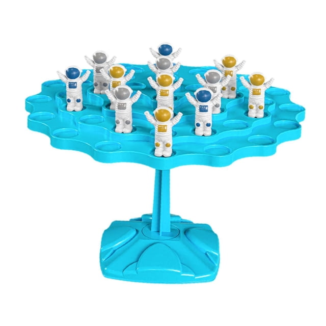 Juguete de equilibrio de mesa, juguete educativo, regalos de cumpleaños, juego familiar de dos jugadores, juguete de aprendizaje preescolar, juguete Azul
