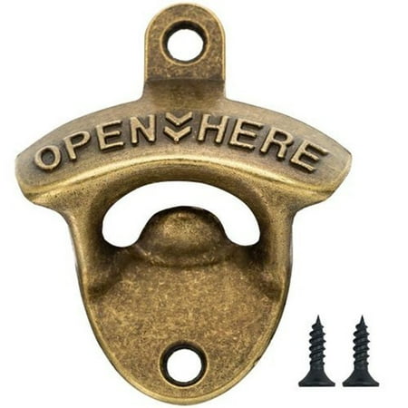 

Geege Bottle Opener Wall Mounted Vintage Hanging Beer Opener Kitchen Accessories