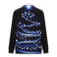thumbnail image 5 of WXLWZYWL Mens Christmas Sweatshirt Trendy Quarter Zipper Stand Collar Pullover Tops Fall Winter Fashion Print Sweatshirts, 5 of 5