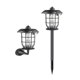 thumbnail image 5 of Lámpara de valla con luz solar para exteriores, versátil, impermeable, decorativa 2 piezas, 5 of 9