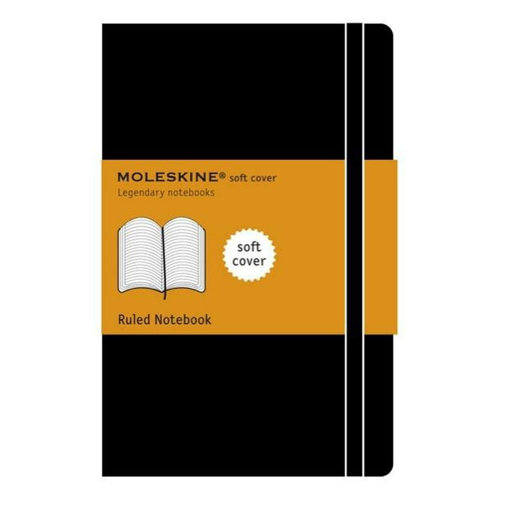 Moleskine Soft Notebook, 5" x 8.25", Large, Ruled
