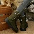 thumbnail image 5 of Willtoo Womens Winter Snow Boots With Warm Fur Lining Comfortable Booties Non Slip Waterproof Outdoor Shoes Army Green, 5 of 5