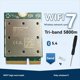 thumbnail image 4 of Tarjeta WiFi Inalámbrica Tribanda FME-865 WiFi7 Bluetooth 5.4 Mejorada, Adaptador de Red Inalámbrico de 2,4 G/5 G/6 Ghz para 11., 4 of 5