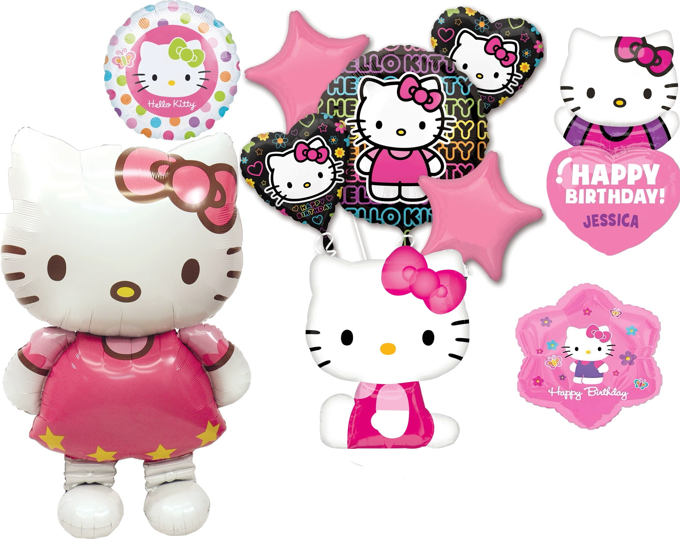 party bag filler school choose quantity HELLO KITTY Writing Pencils Pink Girls 