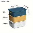 thumbnail image 2 of Storage Box With Lid And Handle, Desktop Storage Box, Plastic Storage Box,, 2 of 4