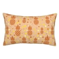 thumbnail image 1 of Fotbe Pineapples Funda de Almohada Decorativa Estilo Occidental, Lujo en Algodón, Fundas para Almohadas King, Cojín Estampado para Decoración del Hogar-20"x30", 1 of 6