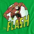 thumbnail image 2 of Dc Flash Run Flash Run Unisex Adult T Shirt, Kelly Green, X-Large, 2 of 6