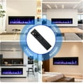 thumbnail image 7 of Acekid Electric Fireplace Wall Mounted Adjustable Flame 12 Color Speed 750/1500W Heater Remote Control Touch Screen Black 50Inch, 7 of 7