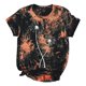 thumbnail image 1 of Gibobby Blusa Casual de Mujer Mujeres Casual Tie Dye Impresión manga corta Tops Blusa Cuello redondo Casual Tee Túnica Camisas(Negro,G), 1 of 4