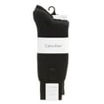 thumbnail image 3 of Calvin Klein Men's 3 Pair Mid Calf Combed Cotton Socks, Multicolor, 7-12, 3 of 4