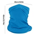 thumbnail image 3 of Fiudx Bufanda Deportiva, Bandana Transpirable para Ciclismo Al Aire Libre, Polaina Suave Estilo Punk para El Cuello, Mascarilla de Protección Solar Uv, para Hombre y Mujer, Impregnable para Primavera, 3 of 7
