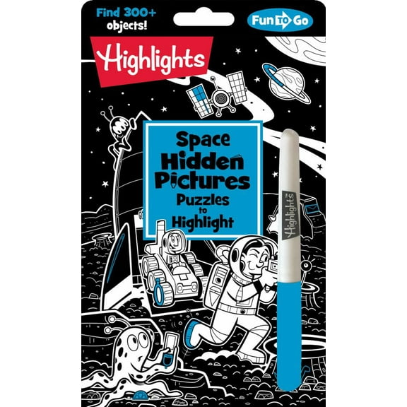 HIGHLIGHTS: Space Hidden Pictures Puzzles to Highlight: Space-Themed Hidden Pictures Activity Book for Kids with Neon Highlighter Puzzles (Paperback)