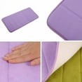 thumbnail image 3 of Non-slip Memory Foam Bath Mats Soft Absorbent Bathroom Rugs,20x32in,Rose Red, 3 of 7