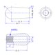 thumbnail image 5 of 10 Piezas De Plástico De 3 Vías Interruptores De Palanca Perillas Tapa Para LP Guitarra Eléctrica Accesorio 4mm Beige, 5 of 6