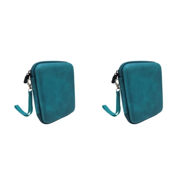 Bolsa de almacenamiento universal Bearachild para púas de guitarra Media Malla Azul 2piezas