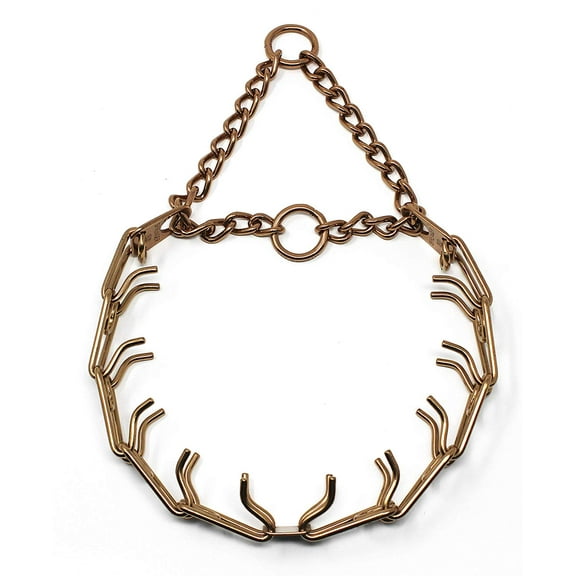 Herm Sprenger Curogan Prong Dog Training Collar Ultra-Plus Pet Pinch Collar Hypoallergenic Nickel Free No-Pull Collar for Dogs Made in Germany 3.2mm x 23in Medium