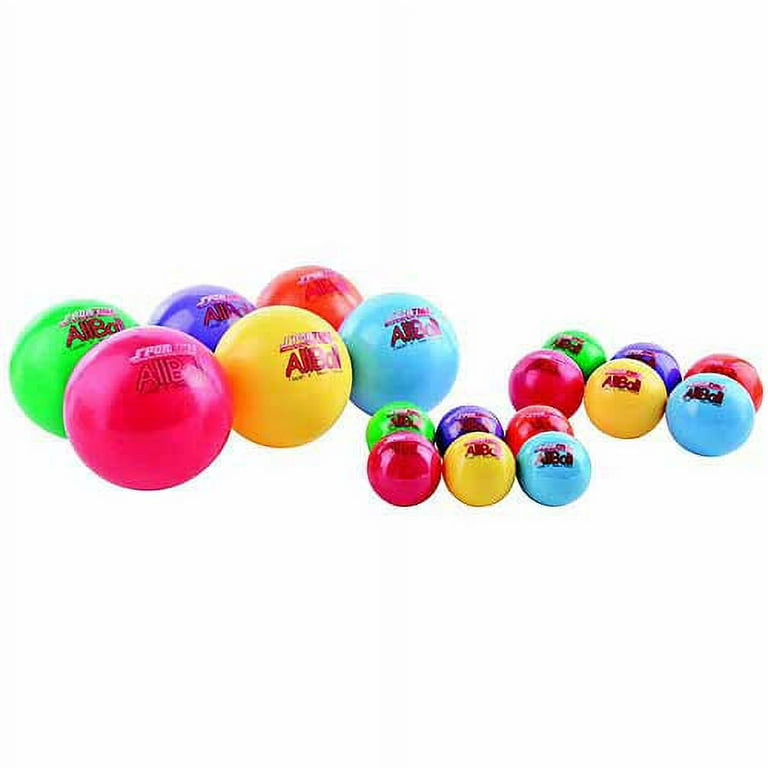  Sportime Yarn Balls, 4 Inches, Assorted Colors, Set of 6 :  運動和戶外活動