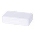 thumbnail image 6 of Sahpxhe Plastic Pencil Box with Snap-Tight Lid,Large Capacity Clear Storage Box,Stackable Design,Size 8.1×4.8×2.3 Inches,For Office Supplies Clear-A, 6 of 9