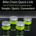 thumbnail image 3 of Bangcool 5PCS Bike Chain Link Quick & Easy Install Chain Master Link Bicycle Chain Link, 3 of 10