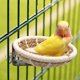thumbnail image 4 of Nido de cría para pájaros, cama para agapornis, tejido de cuerda de cáñamo cálido para invierno, jaula para periquitos. Diámetro 135 cm, 4 of 6