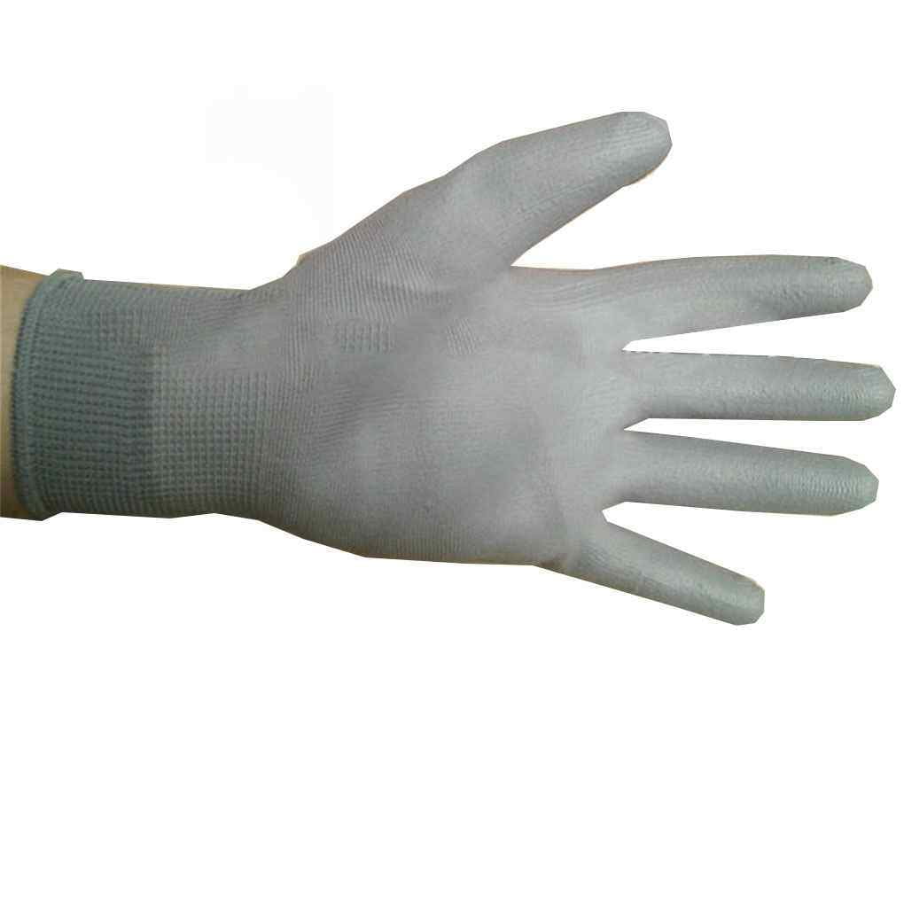 PU Nylon Palm Coating Safety Gloves Gloves Safety Anti Static Work Gloves Builder Grip Palm Protect Gloves