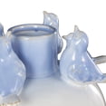 thumbnail image 5 of DecMode 13" Bird White Ceramic Vase with Blue Accents, 5 of 9