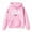 Pink, variant on KHONTS Girls Hoodies Sweatshirts Long Sleeve Letter Printed Pullover Hooded Casual Outfits for Kids Daily Wear Outdoor Activities,Sizes 3-14 Years