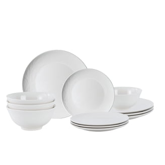 Service De Table 18 Pièces Grain De Riz En Porcelaine Noire - Neuf, Design épuré Et Moderne