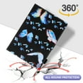 thumbnail image 4 of Smart Case for iPad 6th/5th Generation 2018 2017, iPad Air 2 Case 2014, iPad Air 1st Case 2013 - Protective Leather Wallet Fold Stand Slim Flip Cute Apple iPad 9.7 Inch Cover Case, Blue Butterflies, 4 of 7