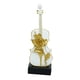 thumbnail image 5 of Estatua de violín, decoración de escritorio, adorno, arte abstracto, estatuilla de violín para cafetería, Festival, librería, decoración artesanal de con rosa, 5 of 10